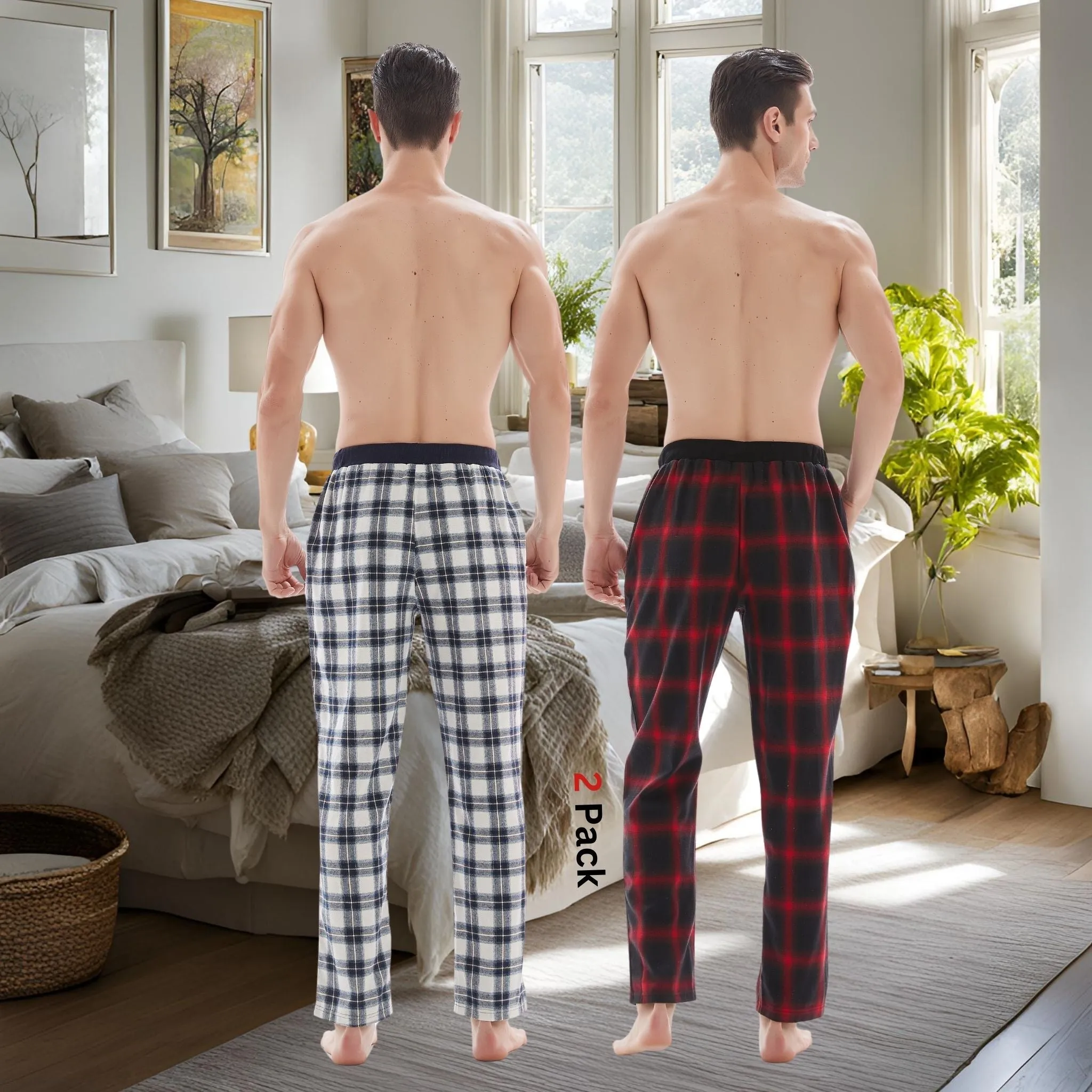 Men's Pyjama Bottoms Cotton Lounge Pants Fashion Loungewear