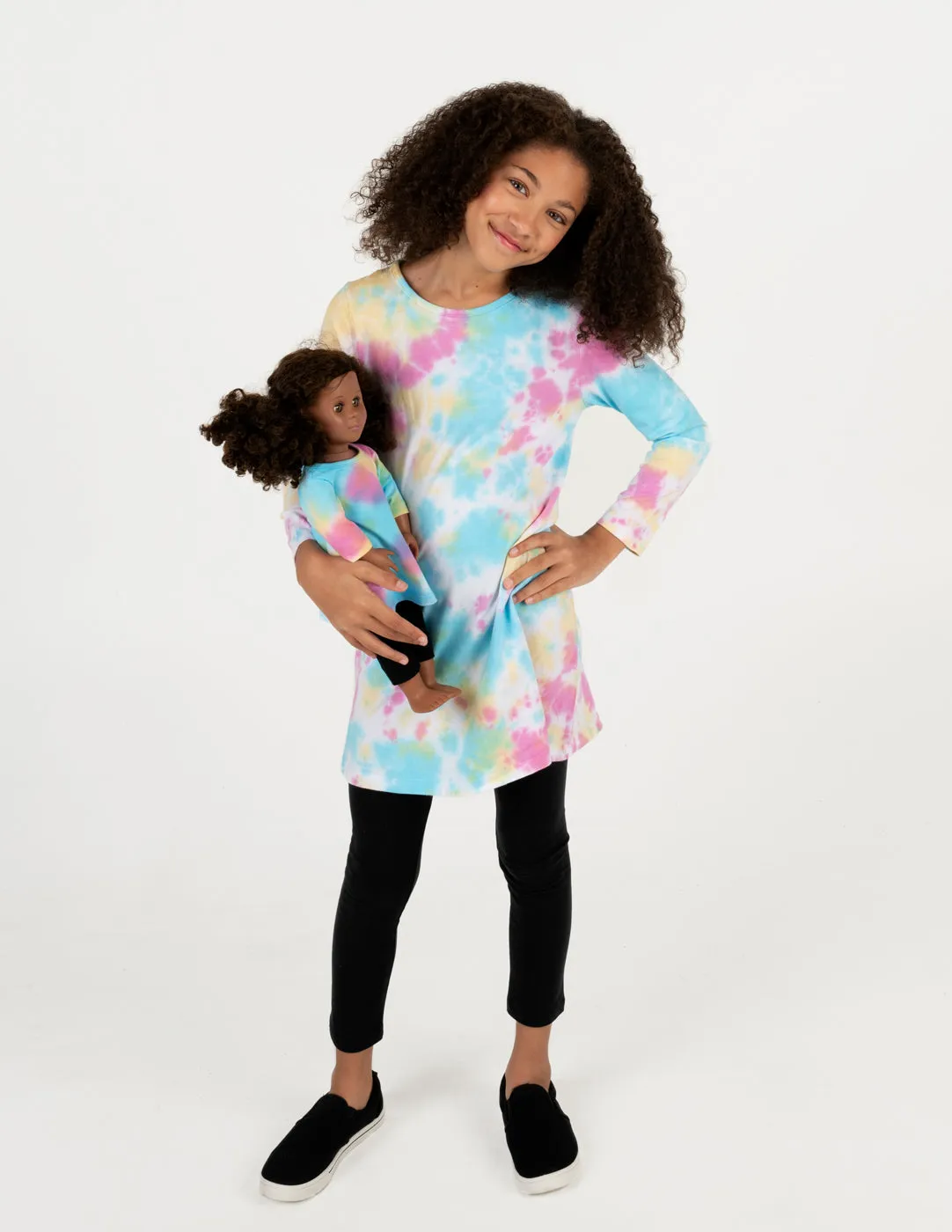 Mix Tie Dye Matching Family Pajama Set