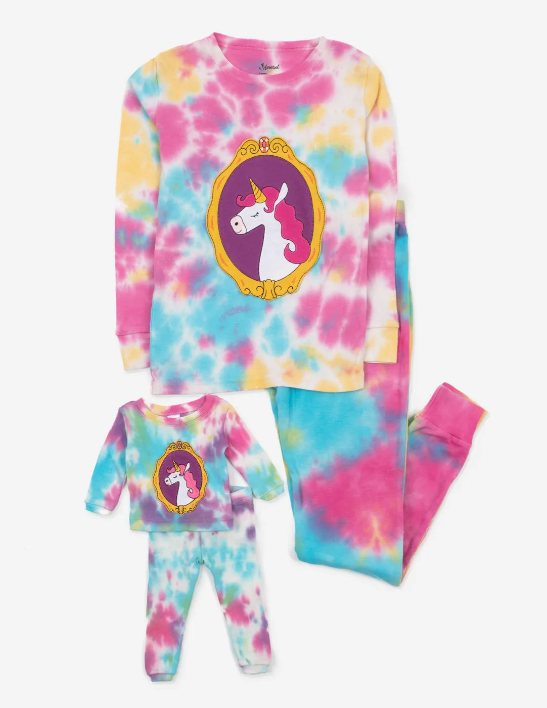 Mix Tie Dye Matching Family Pajama Set