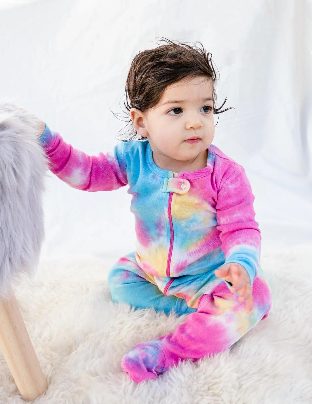 Mix Tie Dye Matching Family Pajama Set