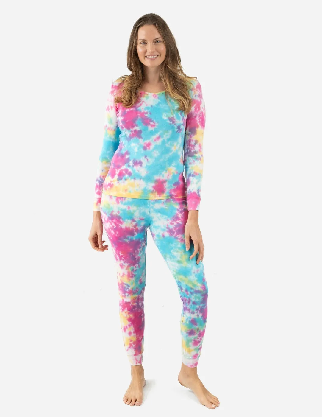 Mix Tie Dye Matching Family Pajama Set