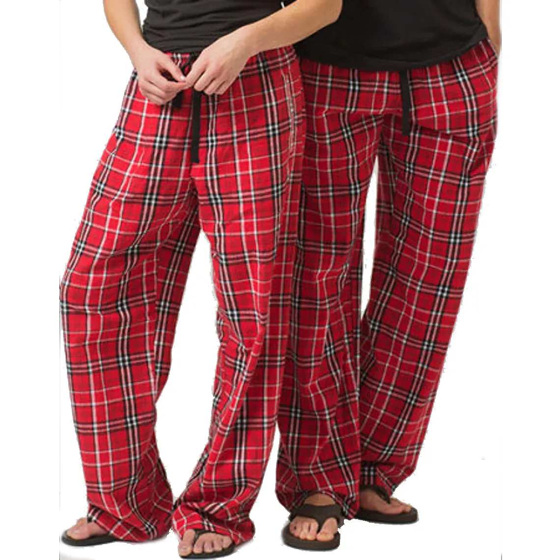 Monogrammed Flannel Matching Family Pajama Set - Classic Monogram - ADULT SIZES ONLY