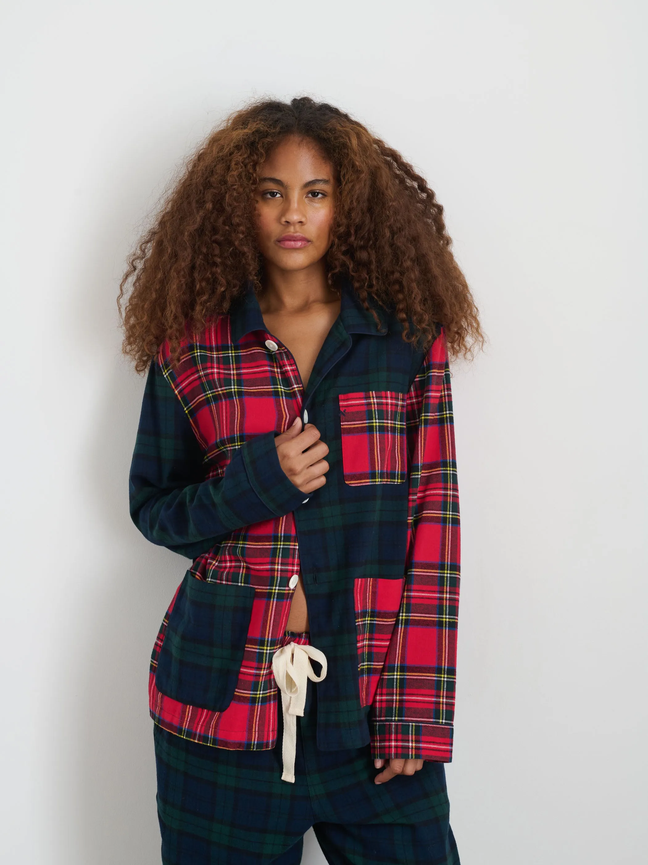 P'Jimmies Sleep Shirt in Flannel