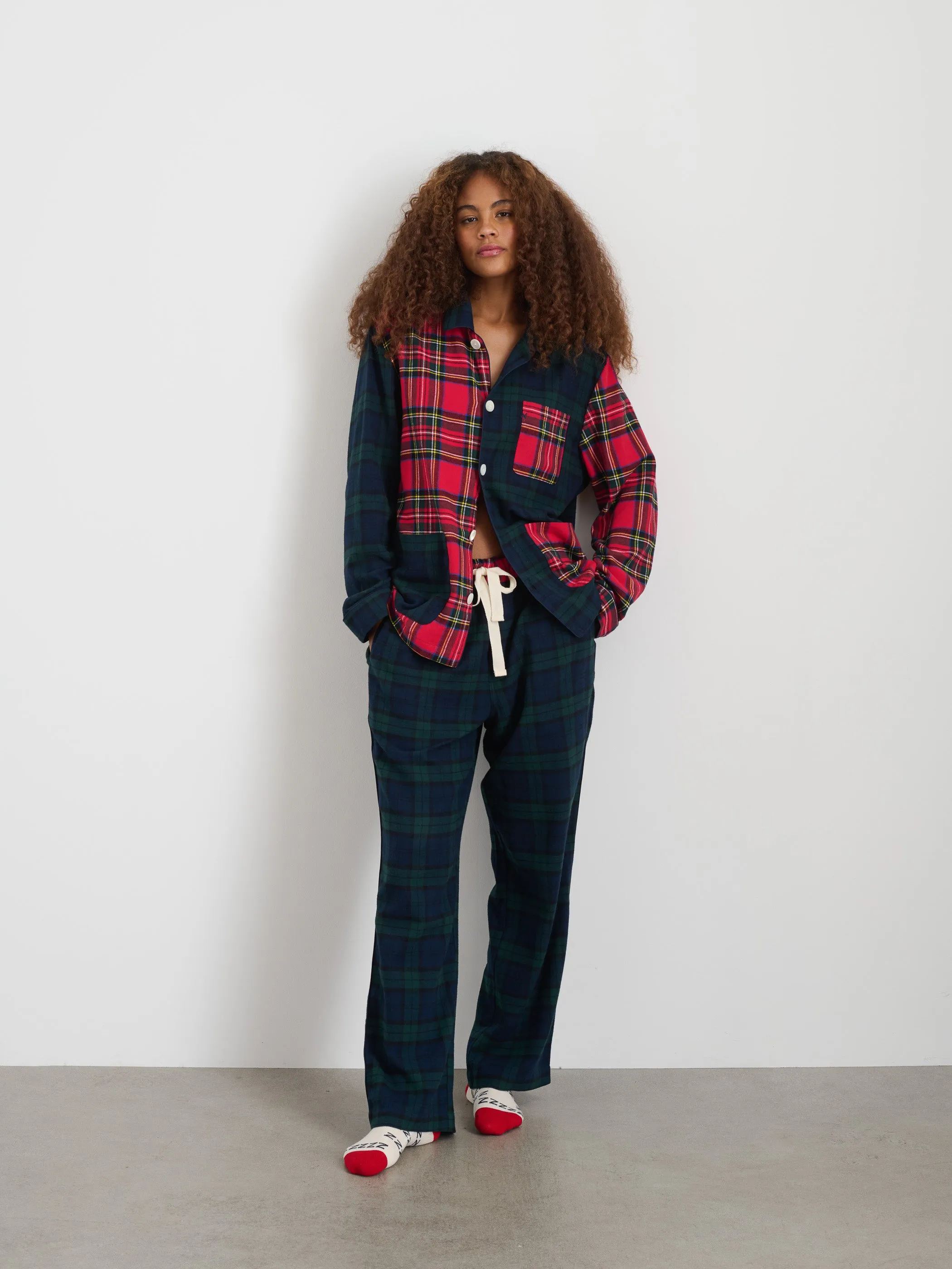 P'Jimmies Sleep Shirt in Flannel