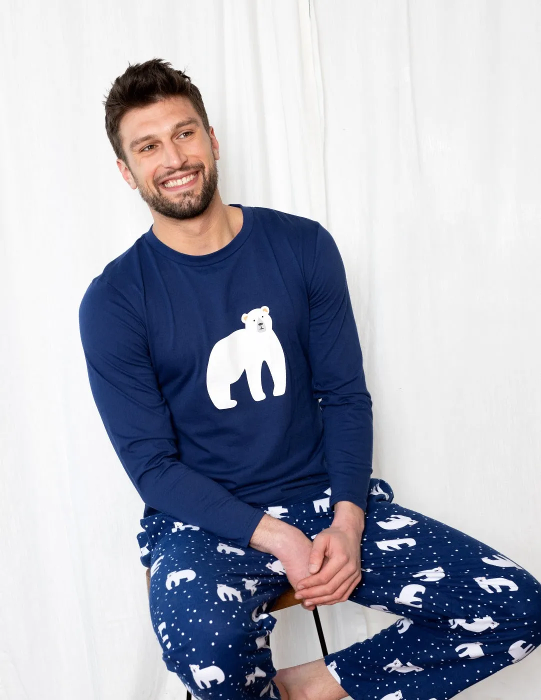 Polar Bear Matching Family Pajama Set