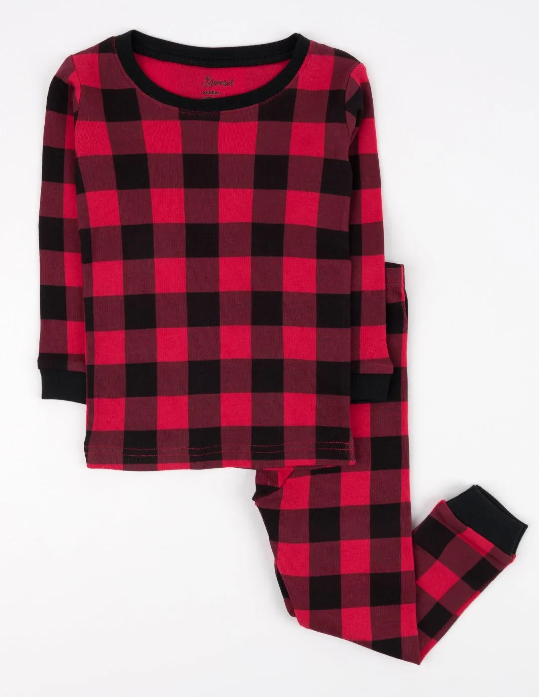 Red & Black Plaid Matching Family Pajama Set