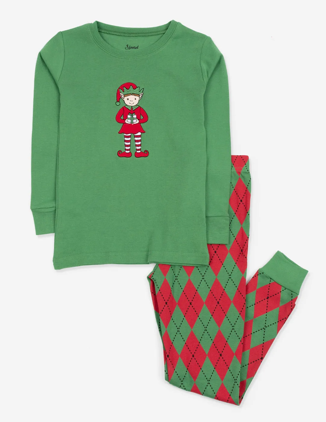 Red & Green Matching Family Pajama Set