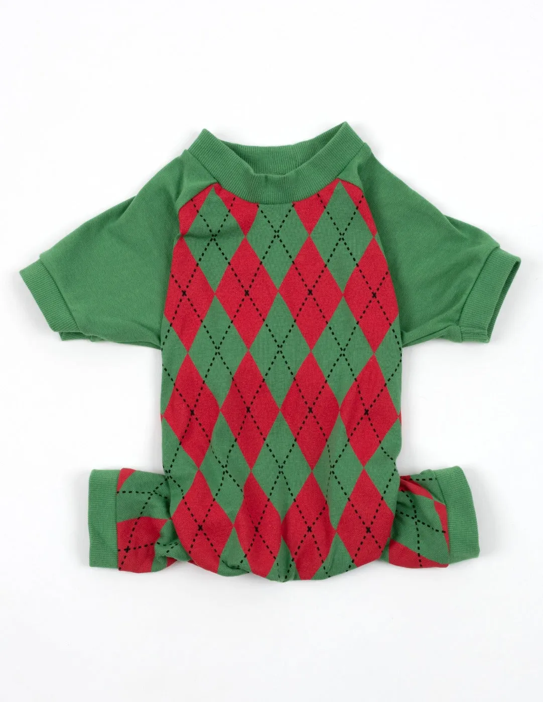 Red & Green Matching Family Pajama Set