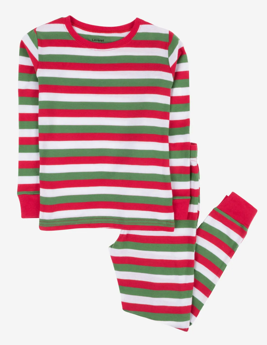 Red, White, & Green Matching Family Pajama Set