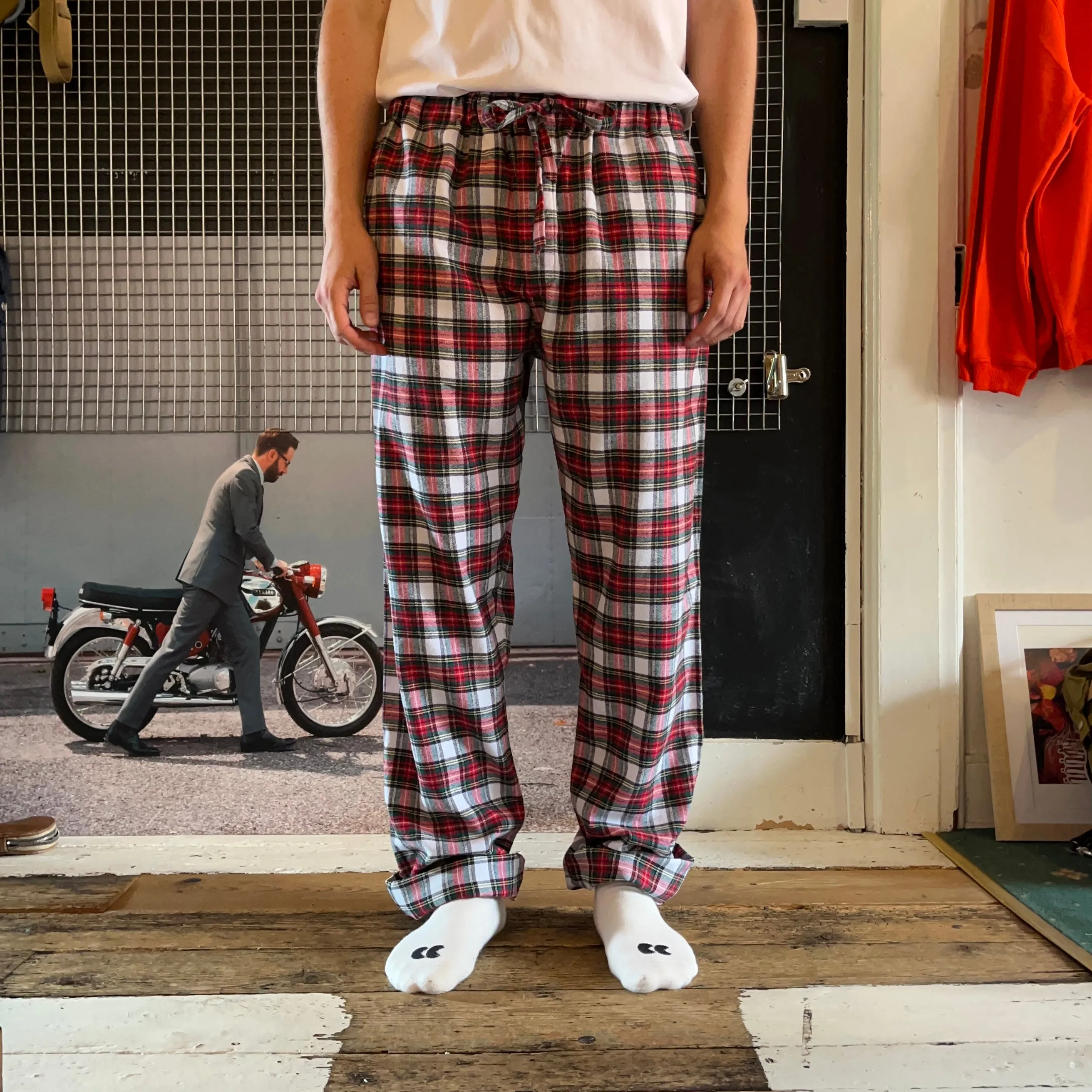 Regent - Lounge Pants  - Red Check - PJ