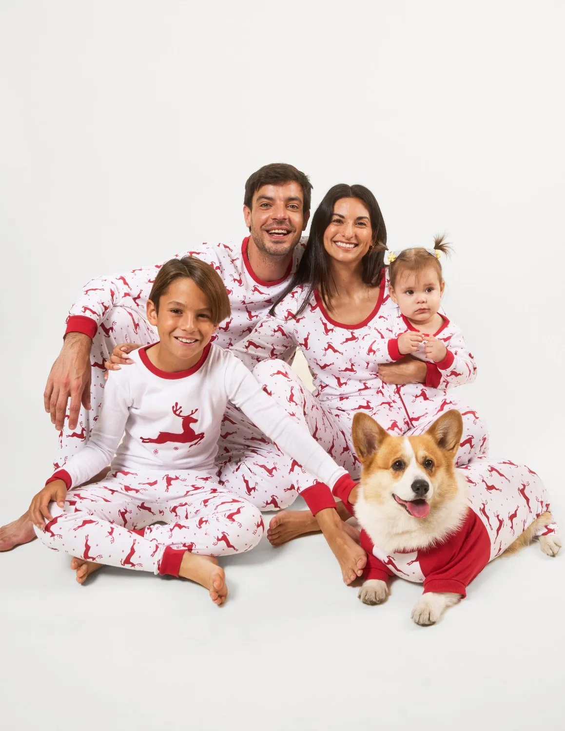 Reindeer Matching Family Pajama Set