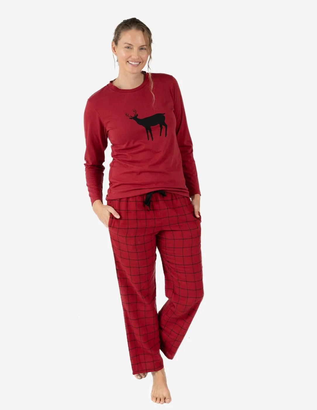 Reindeer Matching Family Pajama Set