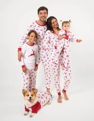 Reindeer Matching Family Pajama Set