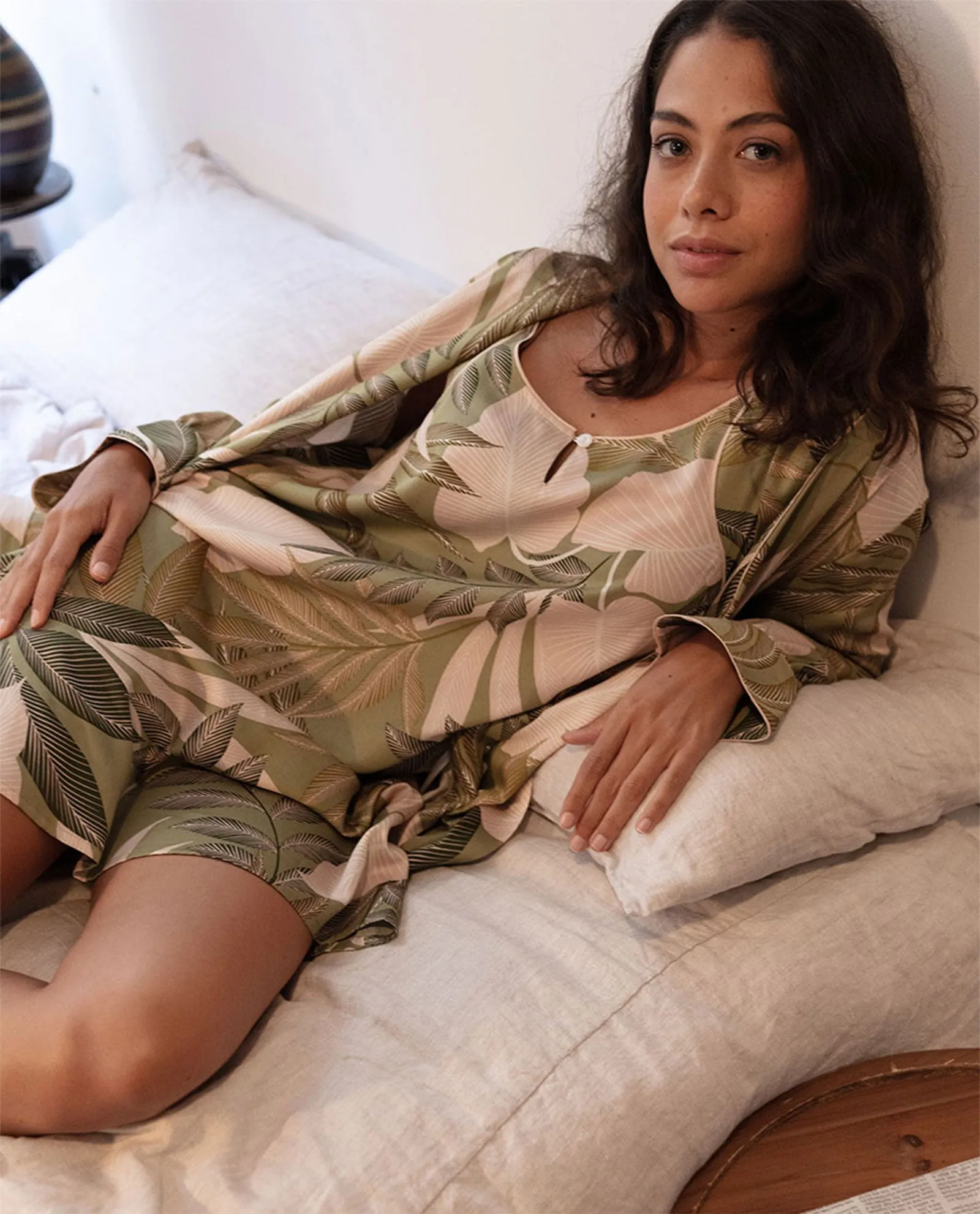 Richmond Leaf Print Nightdress