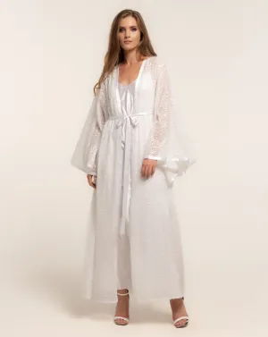 Riviera Bridal Sequin Robe and Nightgown Set