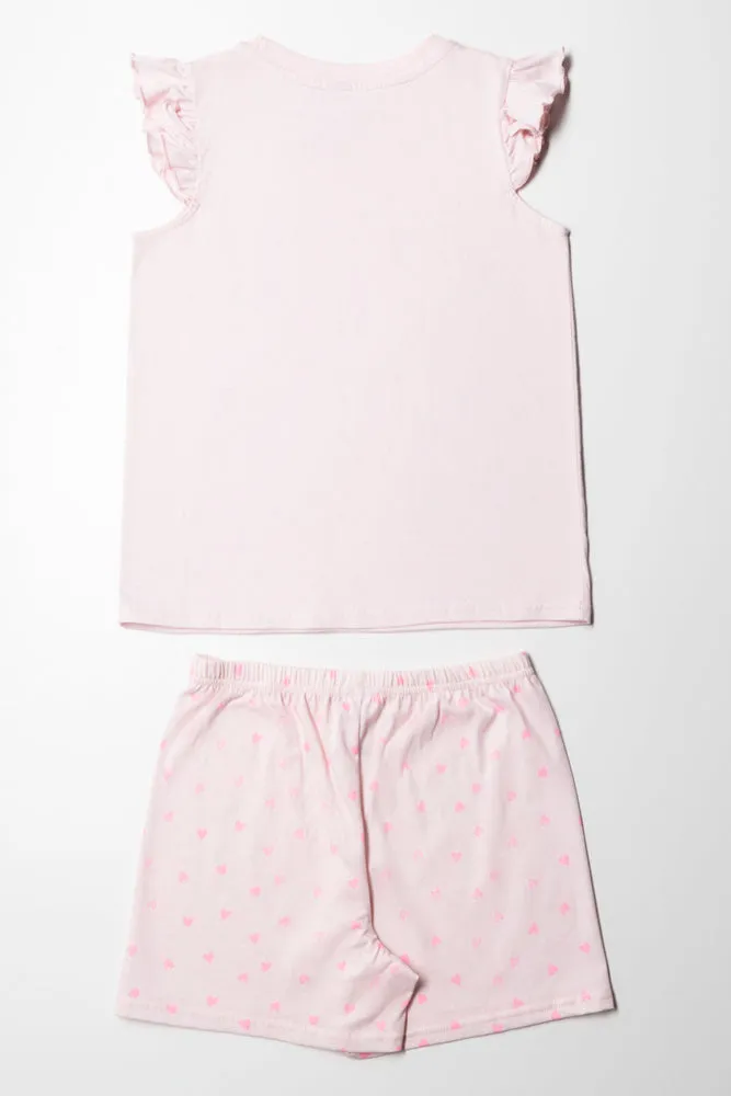 Shorty Set Unicorn Pink