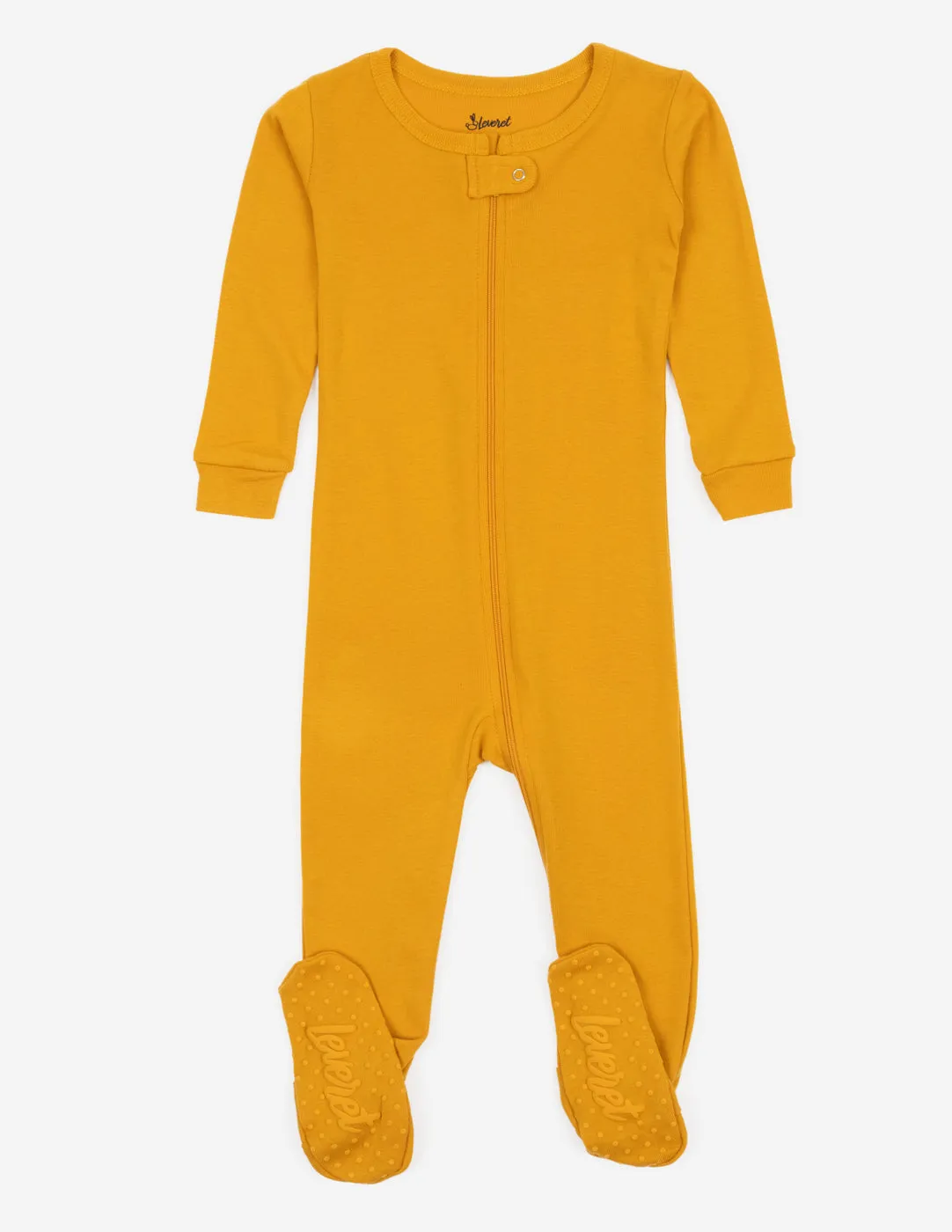 Solid Color Mustard Yellow Matching Family Pajama Set