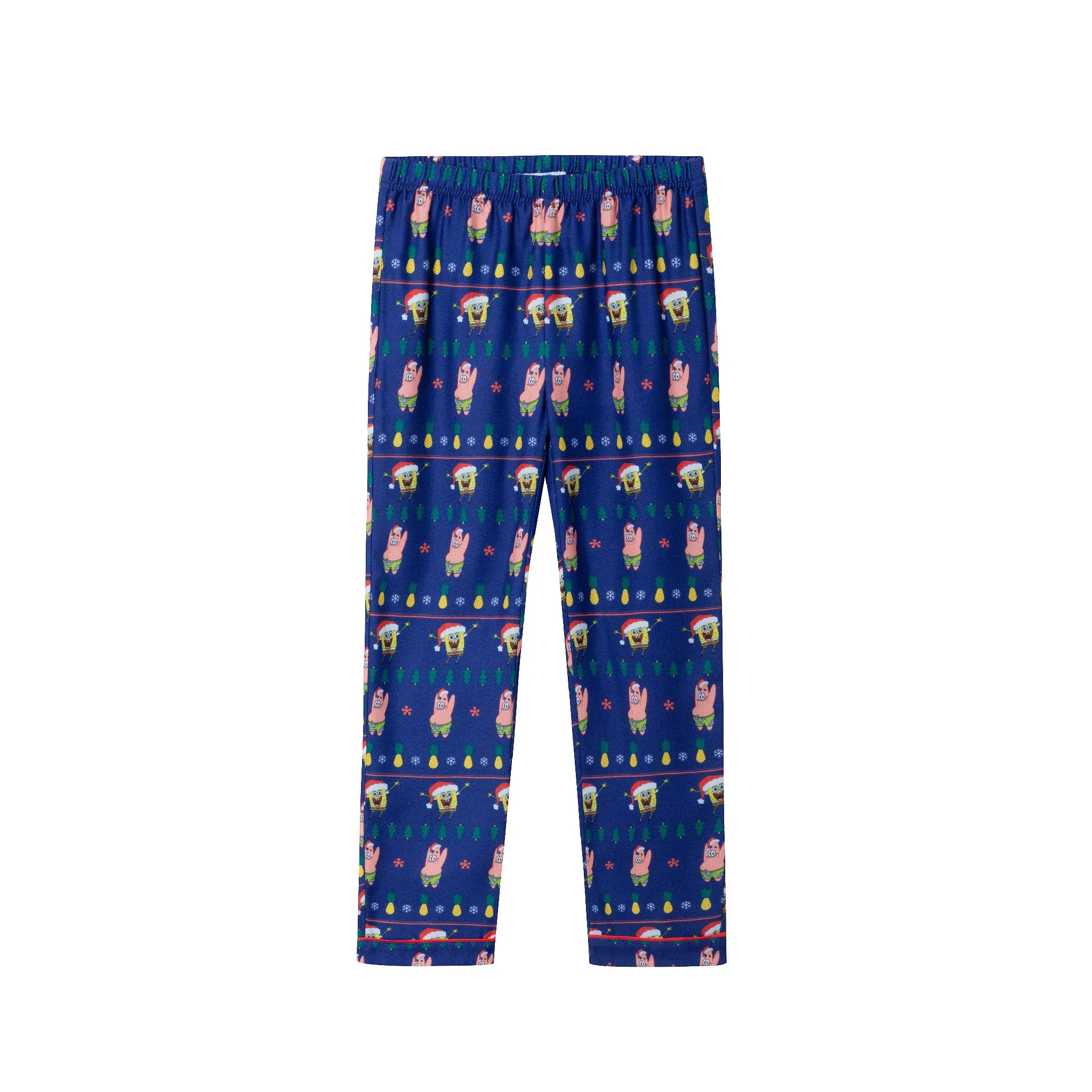 SpongeBob SquarePants™ x Andy & Evan® | Kids (2-12) Fair Isle Pajama Set | Navy