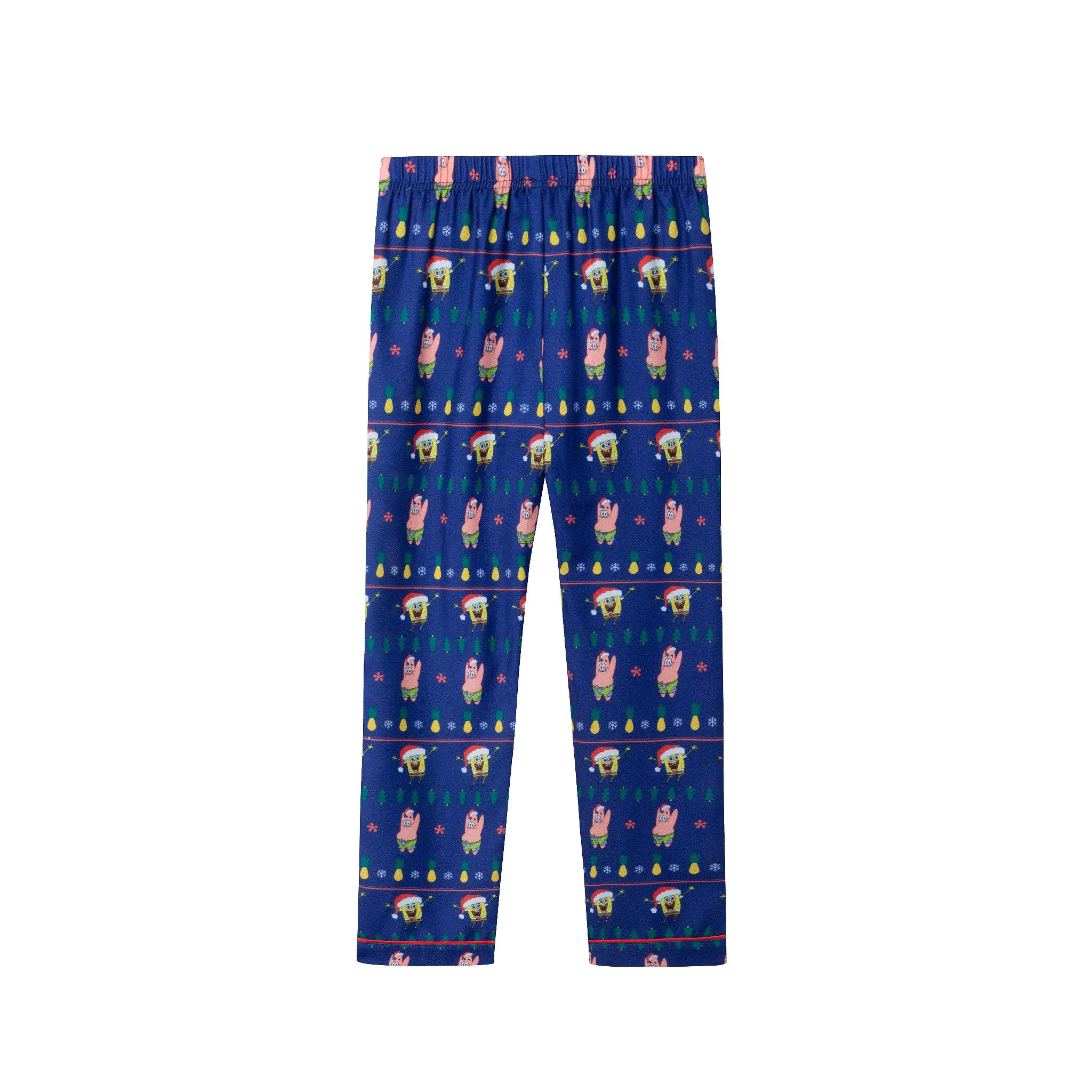 SpongeBob SquarePants™ x Andy & Evan® | Kids (2-12) Fair Isle Pajama Set | Navy