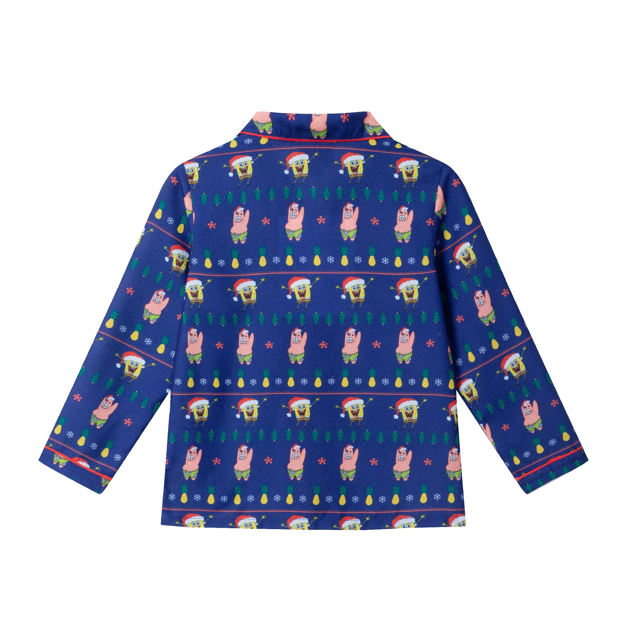 SpongeBob SquarePants™ x Andy & Evan® | Kids (2-12) Fair Isle Pajama Set | Navy