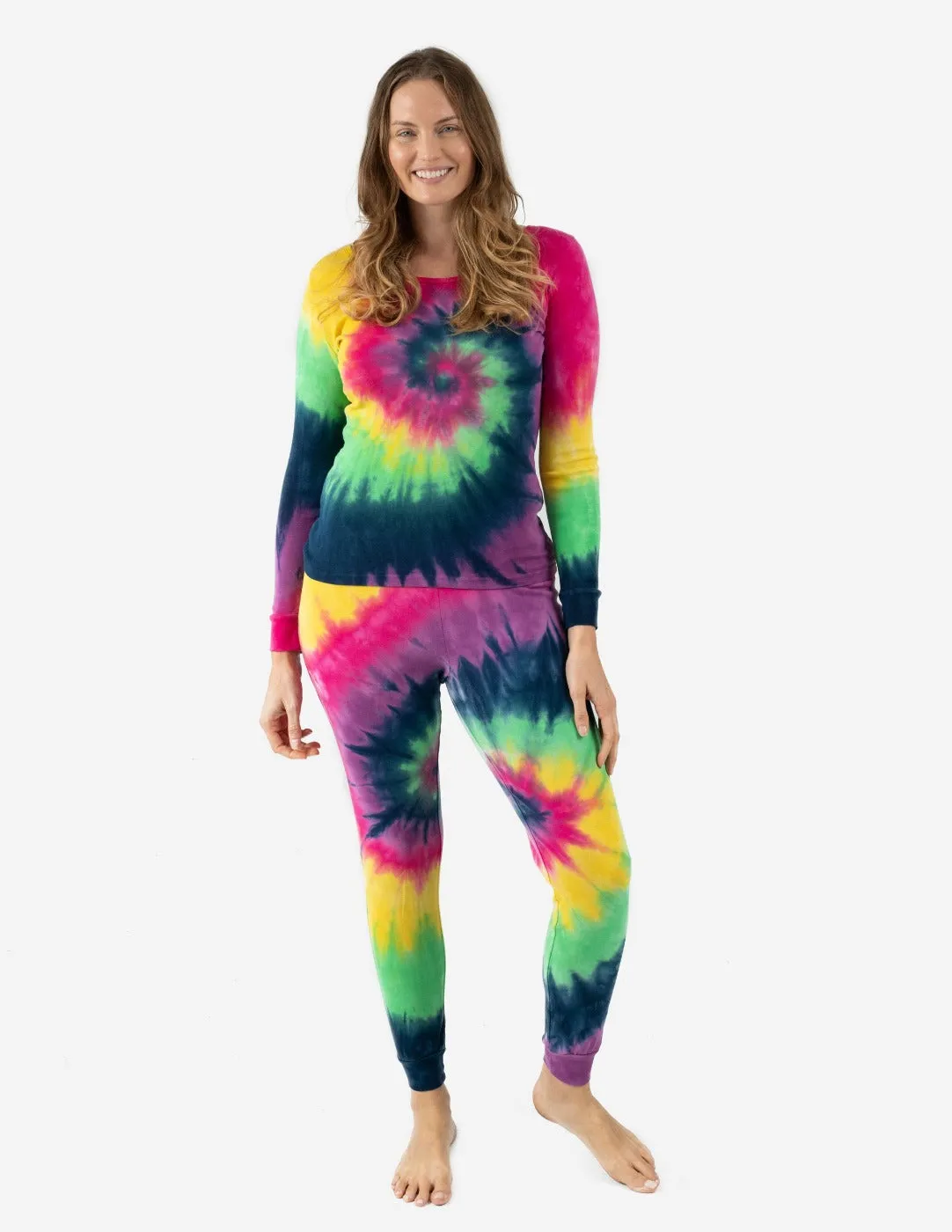 Swirl Tie Dye Matching Family Pajama Set