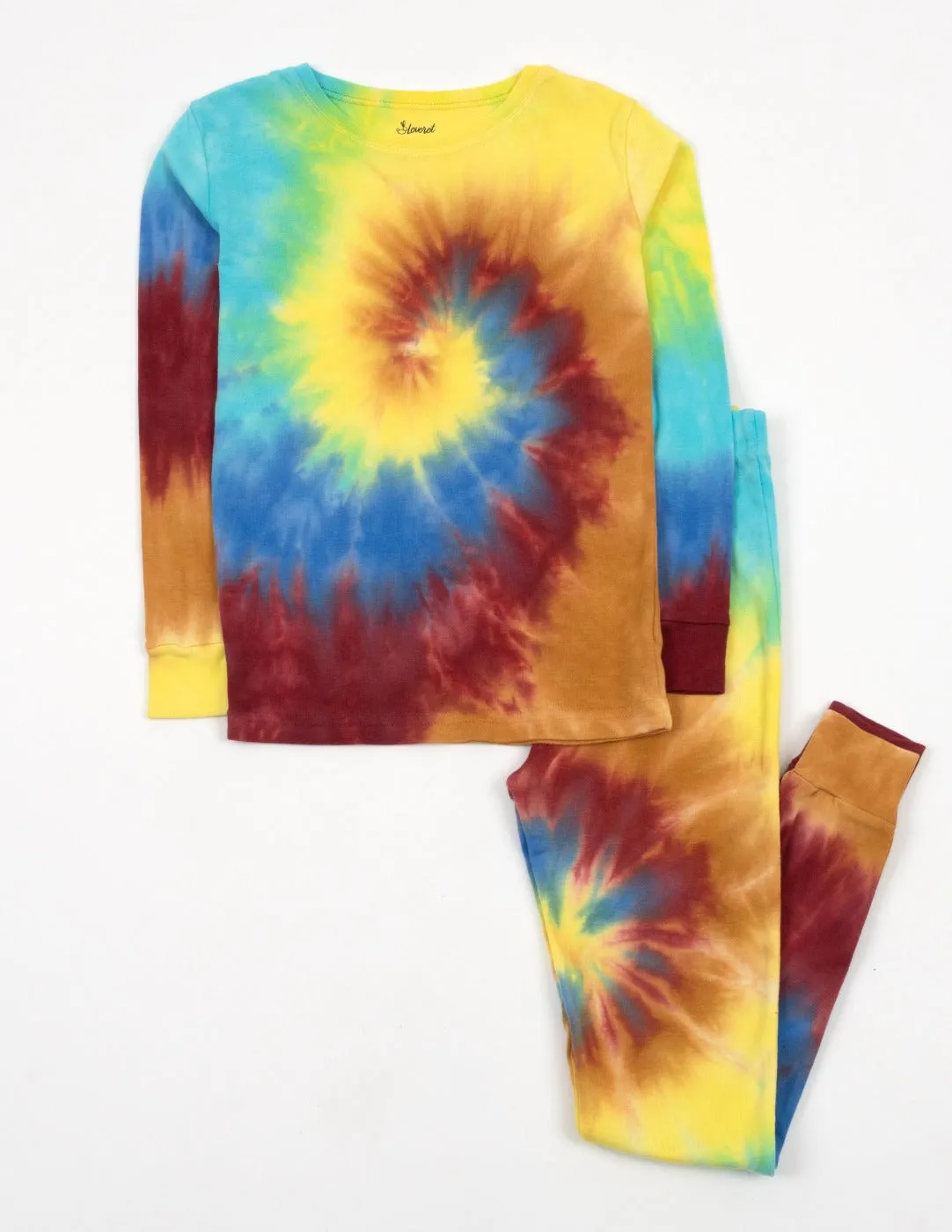 Swirl Tie Dye Matching Family Pajama Set