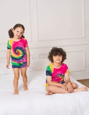 Swirl Tie Dye Matching Family Pajama Set