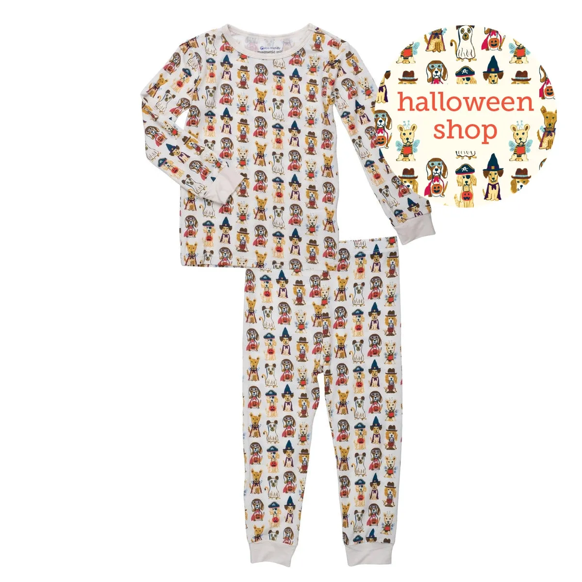 tricks or treats modal magnetic no drama pajama long sleeve set