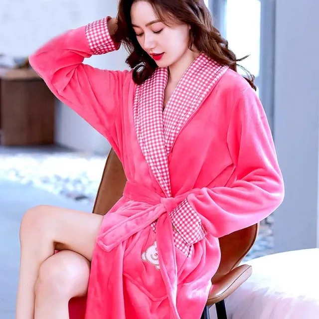 Women Coral Fleece Robe