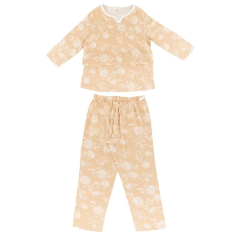 Women's Bamboo 3/4 Sleeve Nursing PJ Set