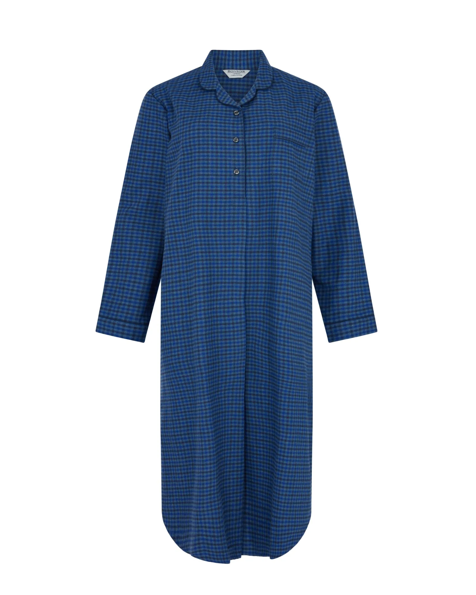 Women's Brushed Cotton Nightshirt - Winsford Check