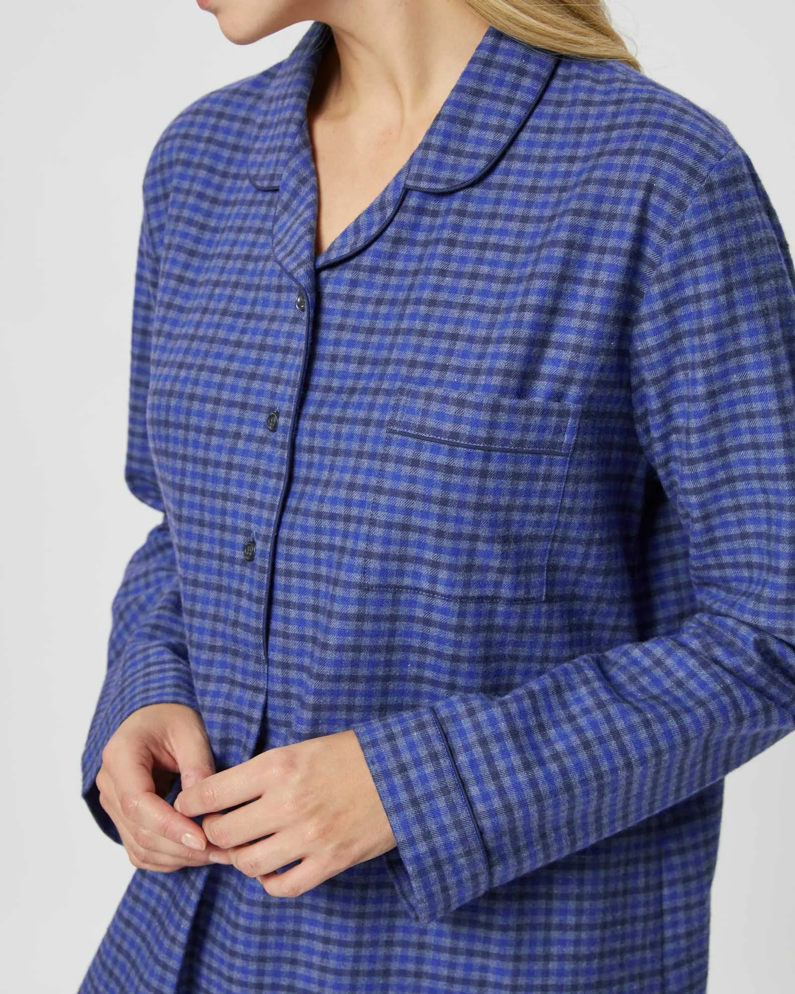 Women's Brushed Cotton Nightshirt - Winsford Check