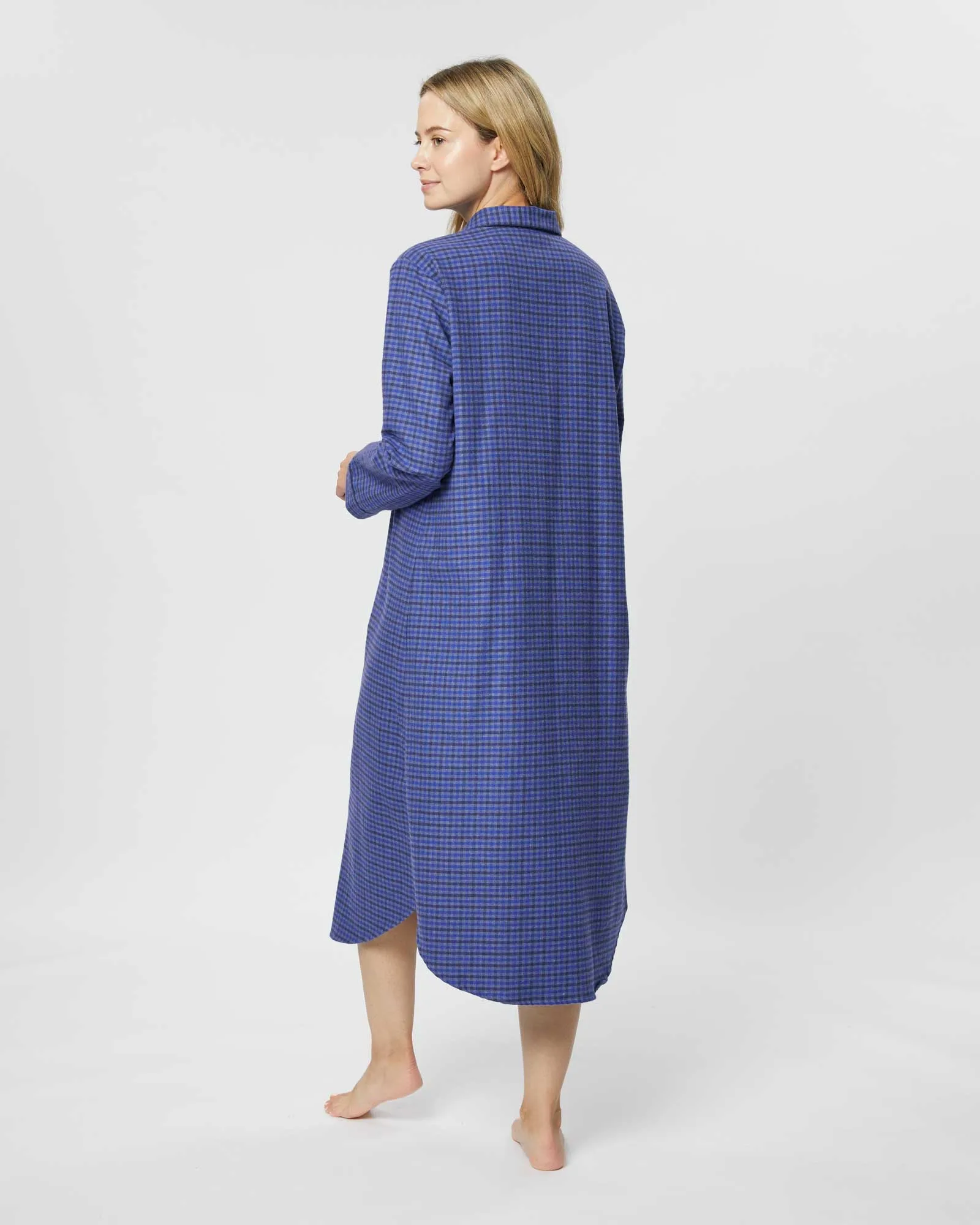 Women's Brushed Cotton Nightshirt - Winsford Check