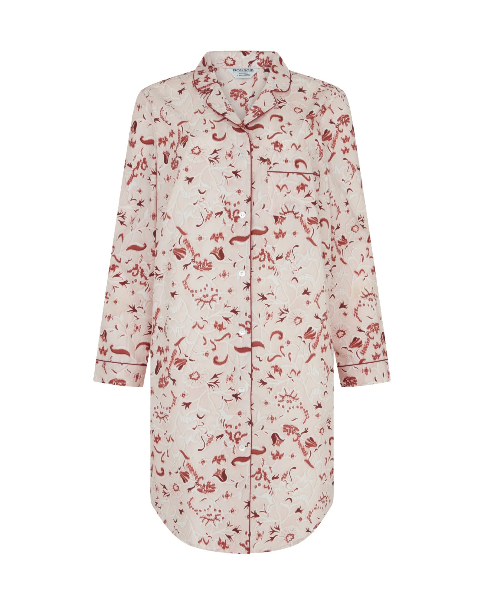 Women's Classic Cotton Nightshirt - Cassey Floral