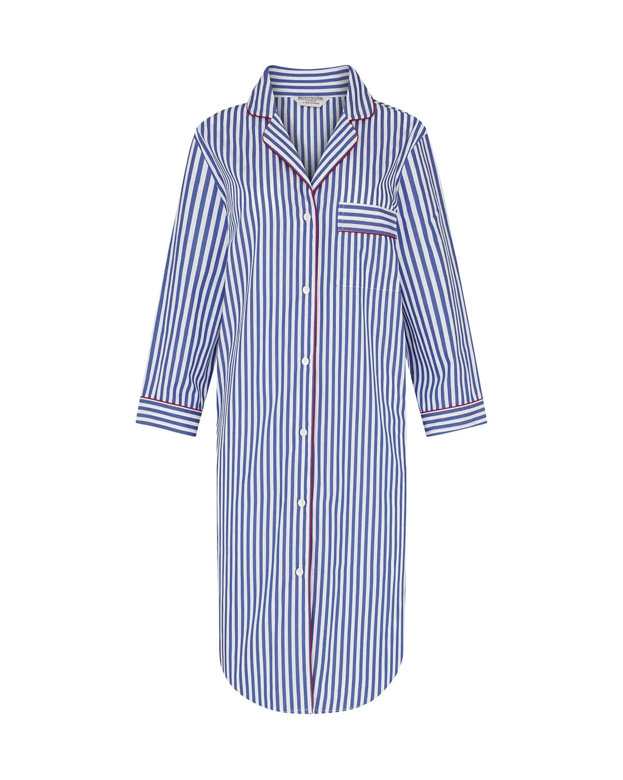 Women's Classic Cotton Nightshirt - St. Moritz