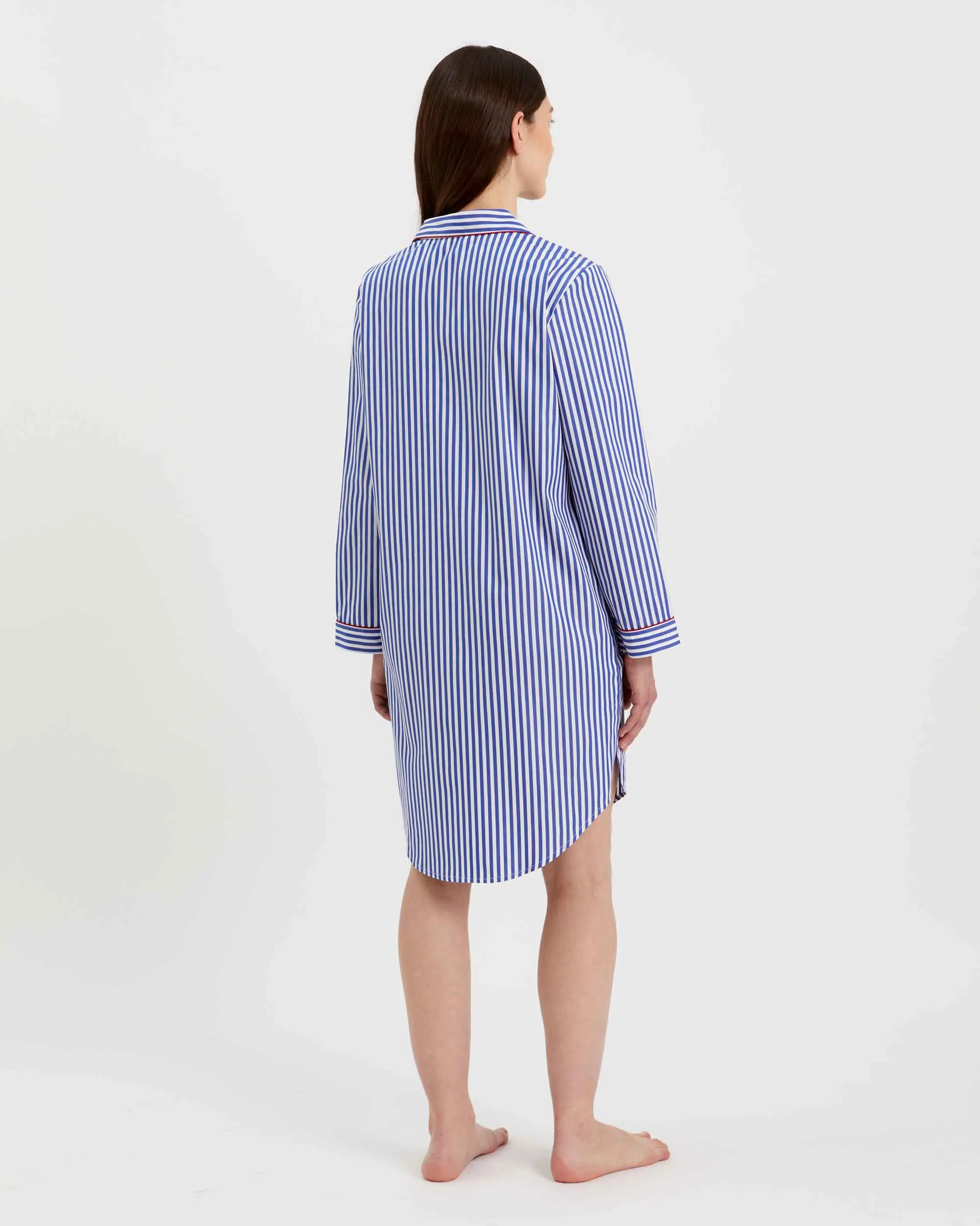 Women's Classic Cotton Nightshirt - St. Moritz