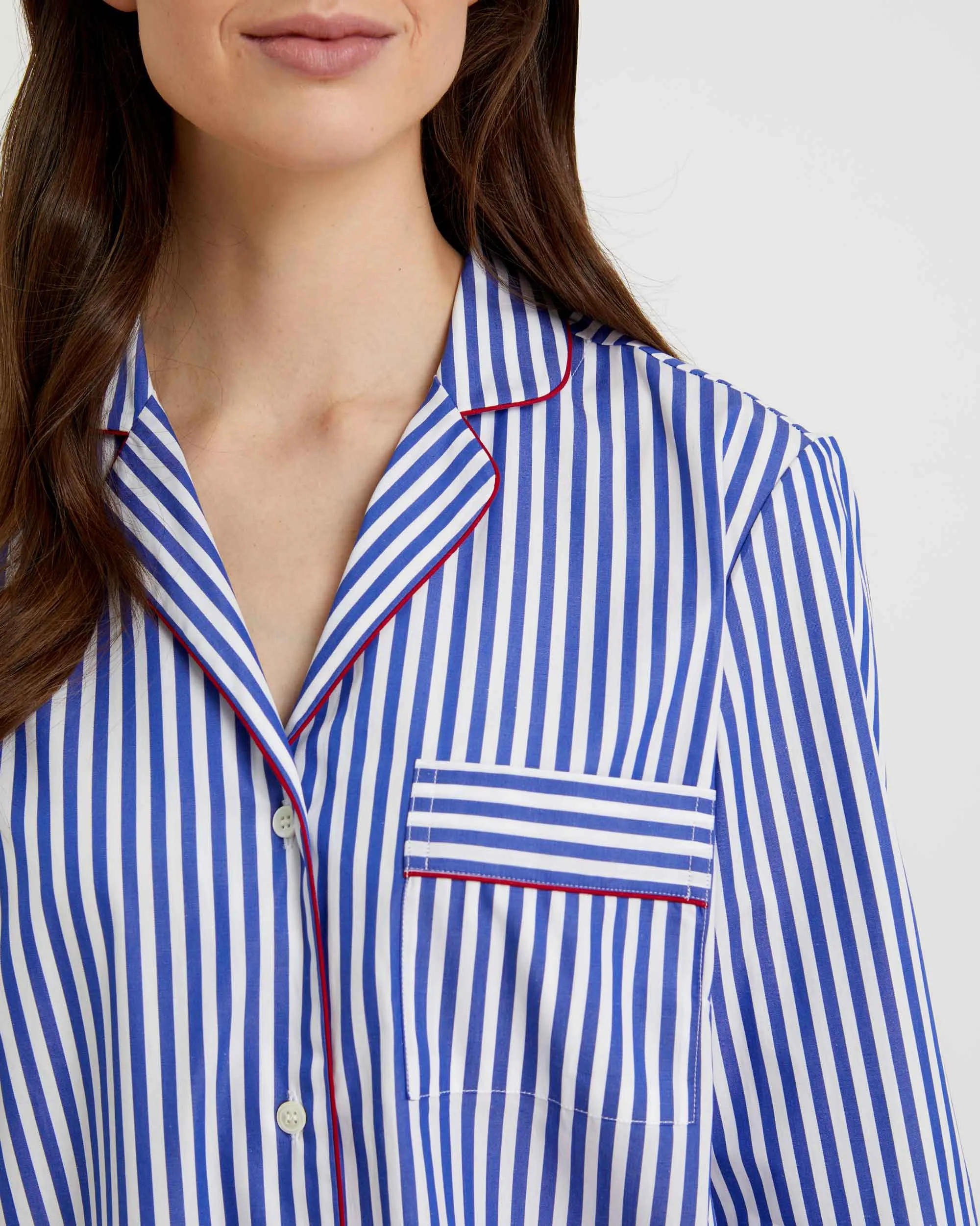 Women's Classic Cotton Nightshirt - St. Moritz