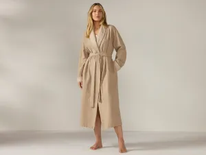 Women's Cloud Brushed Organic Flannel Robe