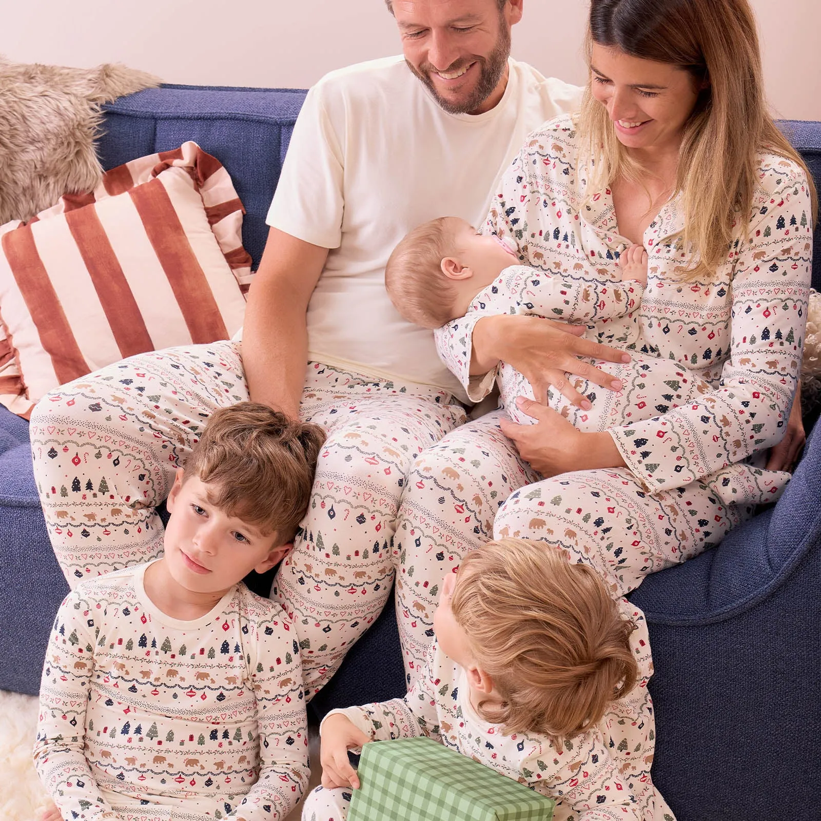 Women's Festive Fair Isle Pajama Set