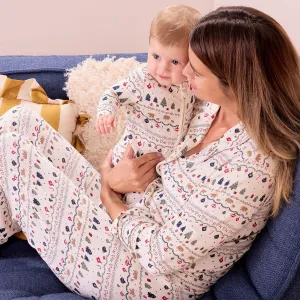 Women's Festive Fair Isle Pajama Set