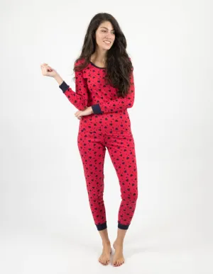 Women's Hearts Cotton Pajamas