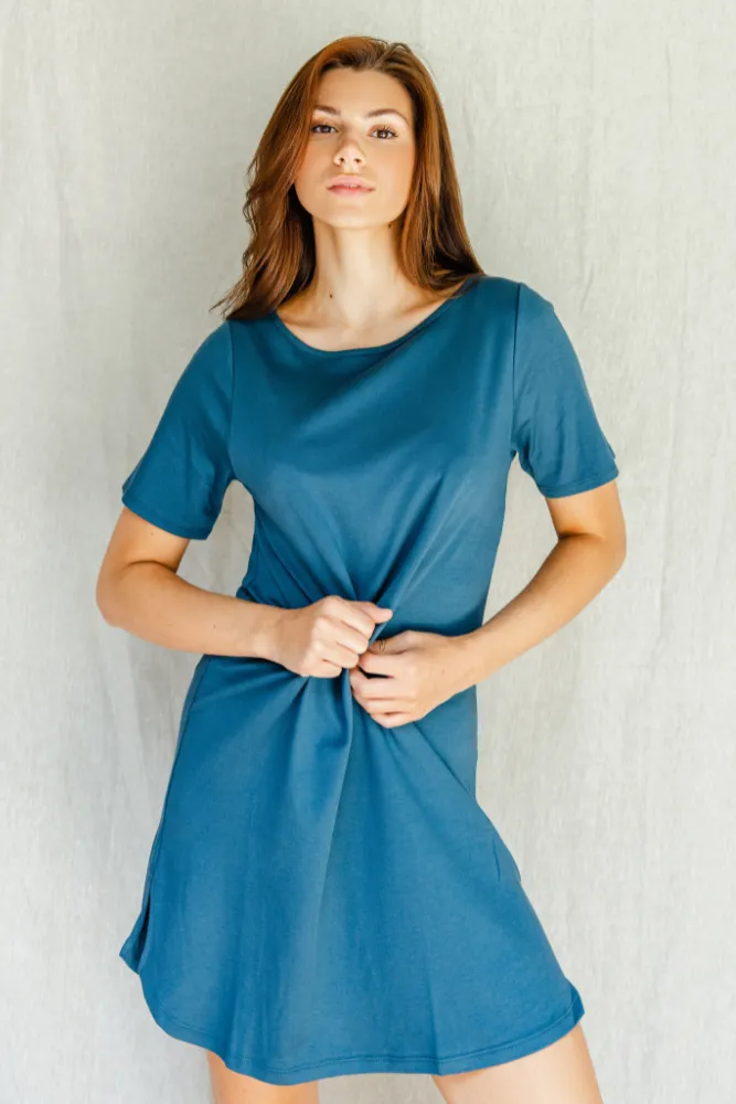 WOMEN'S ORGANIC PIMA COTTON T-SHIRT DRESS