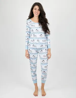 Women's Penguin Cotton Pajamas