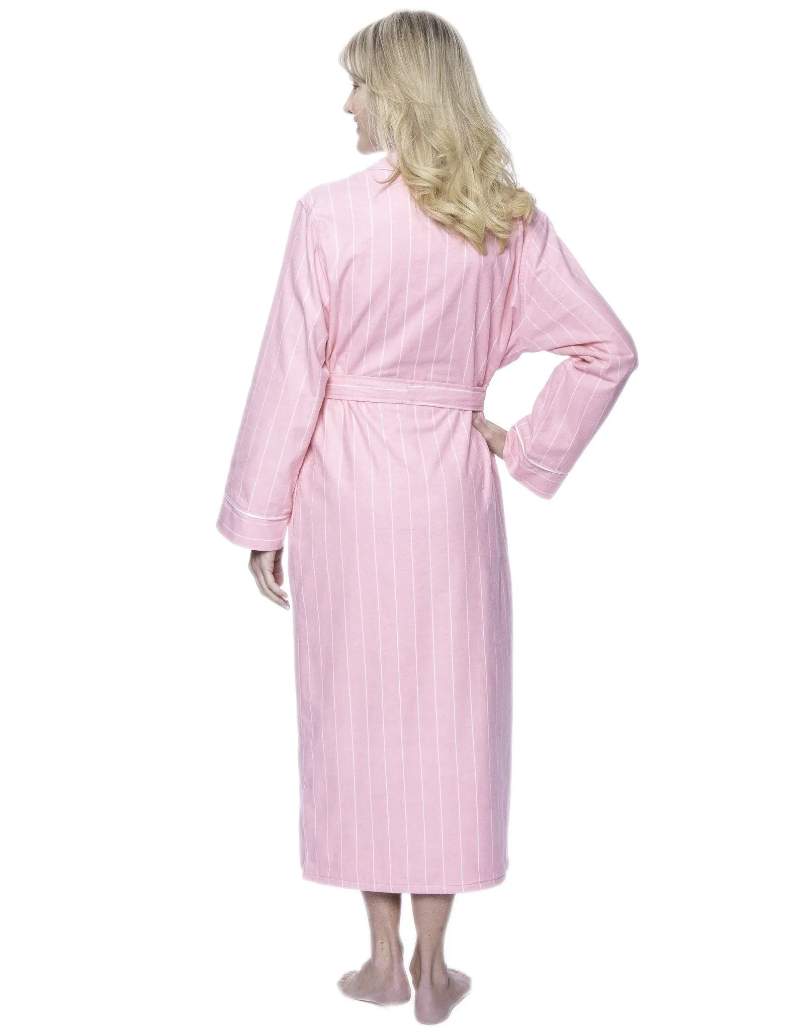 Women's Premium Flannel Fleece Lined Robe